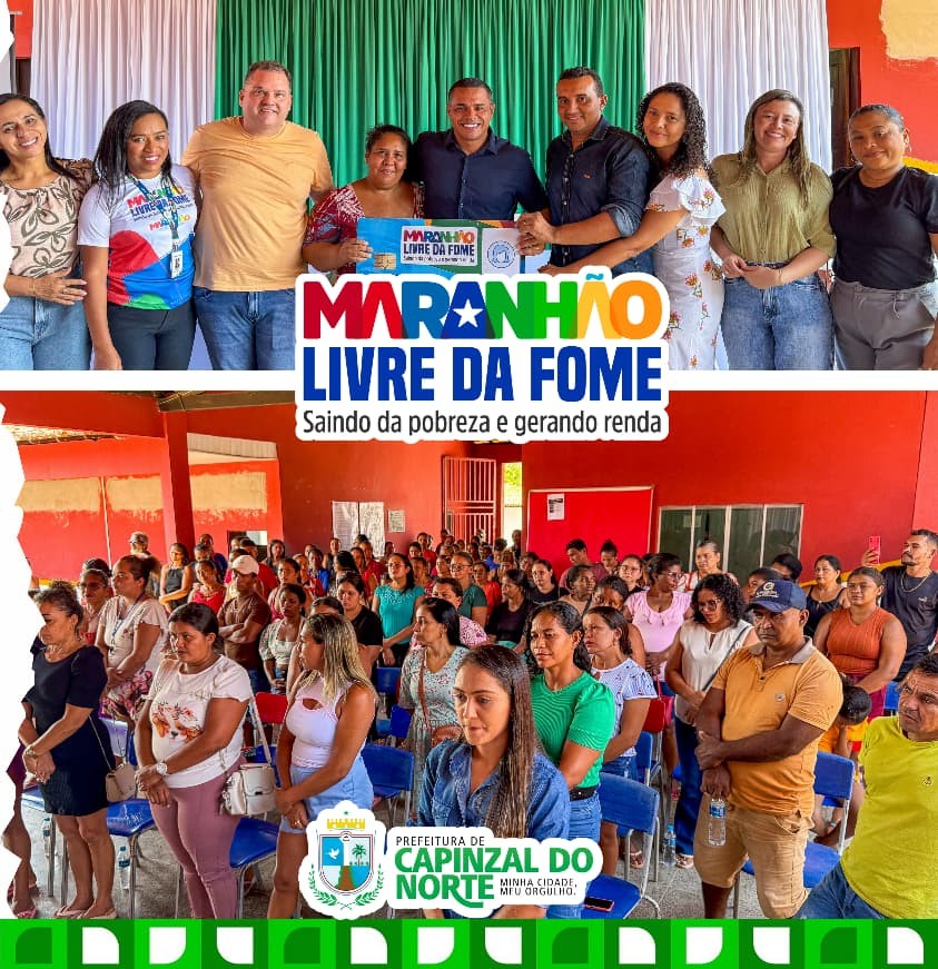 ENTREGA DOS CARTÕES DO PROGRAMA MARANHÃO LIVRE DA FOME
